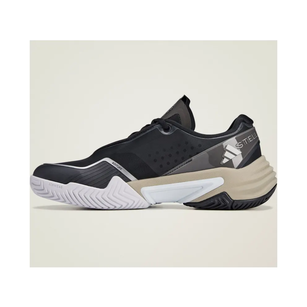 adidas Barricade by Stella McCartney Black Silver Almond Milk (JR3287)