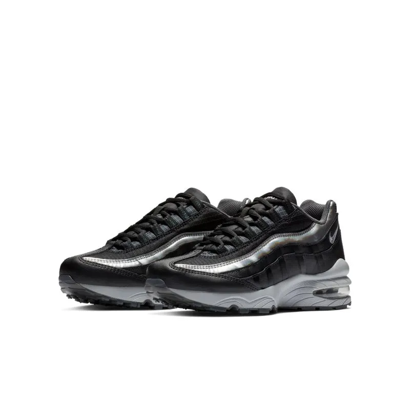 Nike Air Max 95 Y2K (GS) Black/Metallic Silver-Dark Grey-Pure Platinum (AT8091-001)