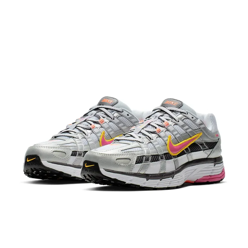 Nike P-6000 Laser Fuchsia (W) White/Laser Fuchsia-Metallic Platinum (BV1021-100)