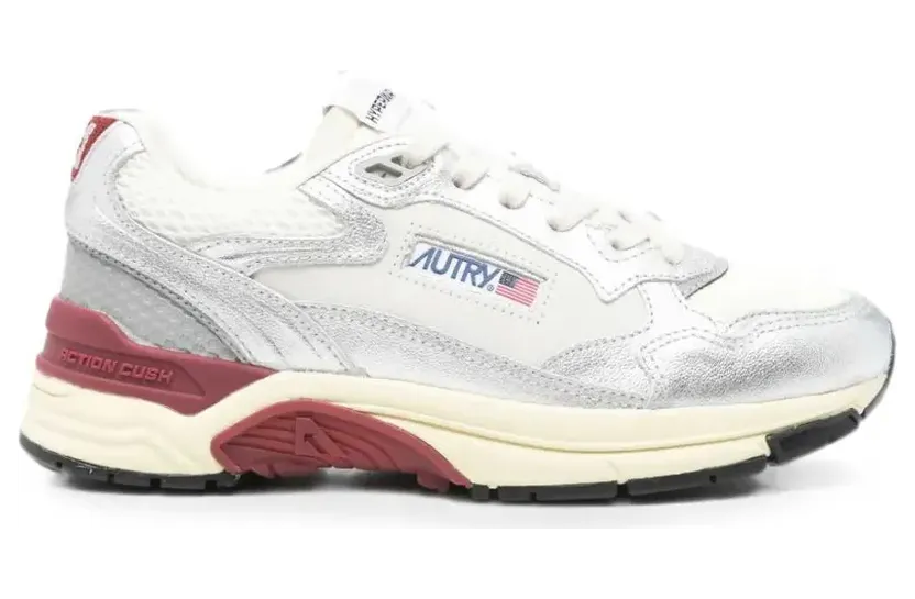 Autry Hyperway Sneakers im Metallic-Look – Nude (HYLWEM05)