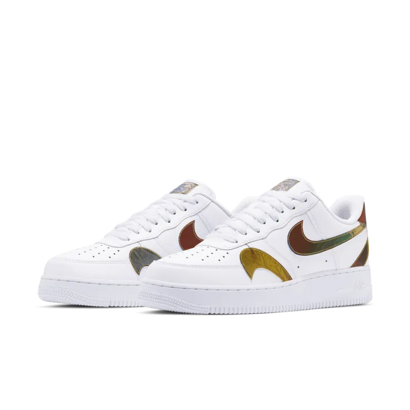 Nike Air Force 1 Low Misplaced Swooshes White Multi White/Reflect Silver (CK7214-101)
