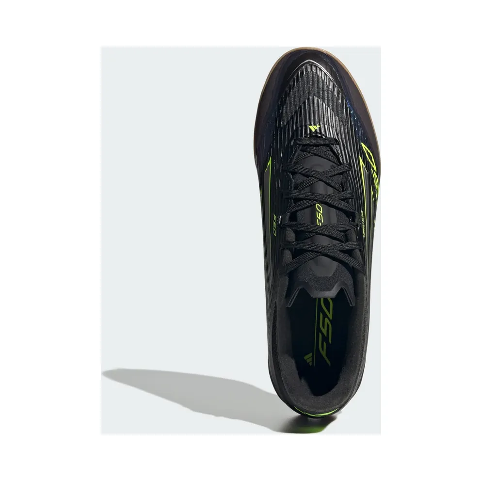 adidas F50 League Indoor Boots “Core Black / Iron Metallic / Lucid Lemon” (JH7720)