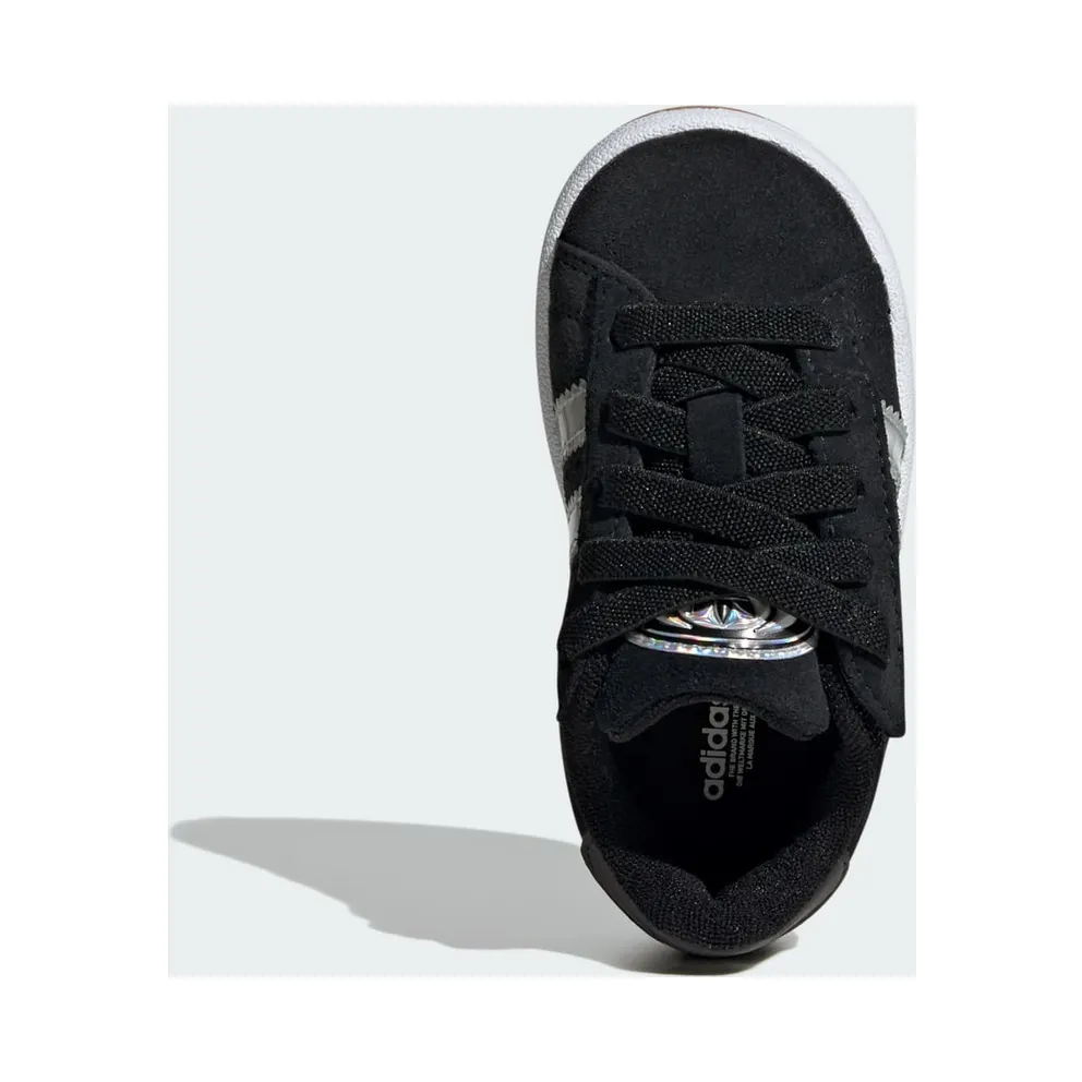 adidas Campus 00s Led Lights Comfort Closure Elastic Lace Shoes Kids “Core Black / Cloud White / Yellow” (JS1275)