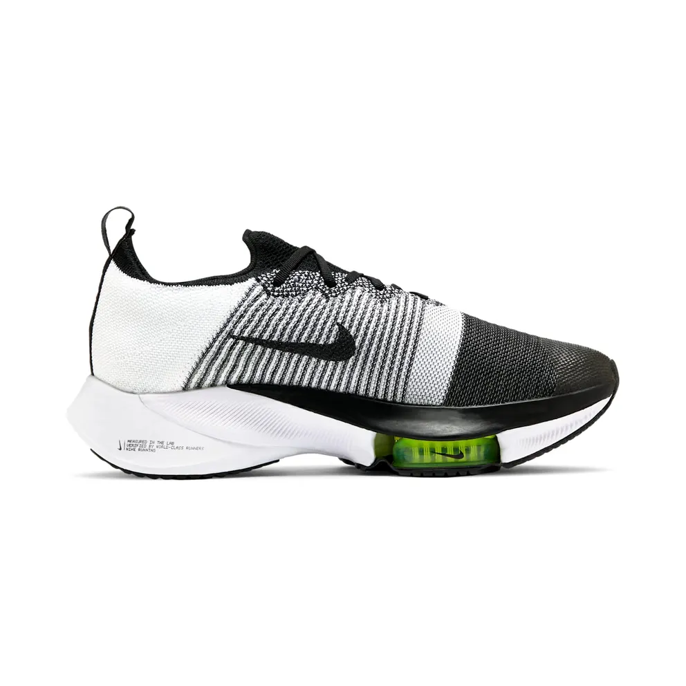 Nike Air Zoom Tempo Next% Black White Black/Volt-White (CI9923-001)