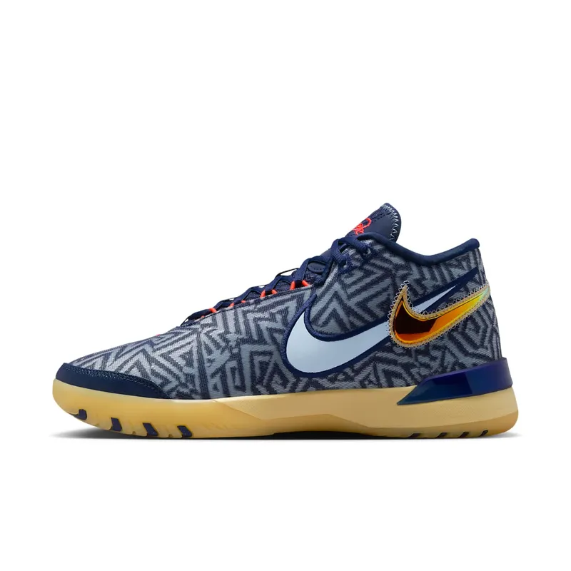 Nike LeBron NXXT Genisus Midnight Navy Soft Yellow Bright Crimson Light Armory Blue (HF0712-401)