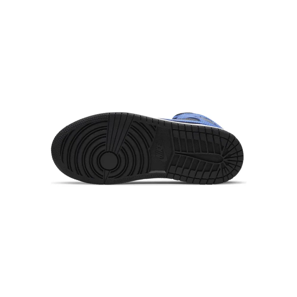 Jordan 1 Mid Hyper Royal (PS) Black/Hyper Royal-White (640734-077)