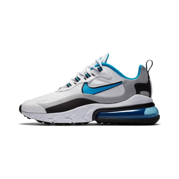 Nike Air Max 270 React White Sky “White / Wolf Grey / Black / Laser Blue” (CT1280-101)