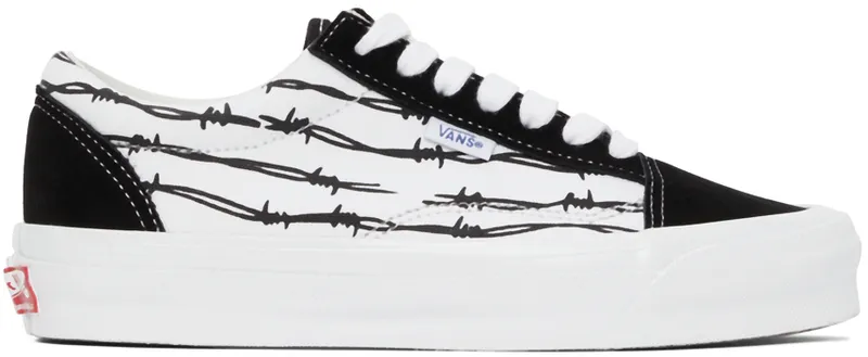 Vans Black & White Vault Barbed Wire Old Skool (VN0A4UUT9XT)