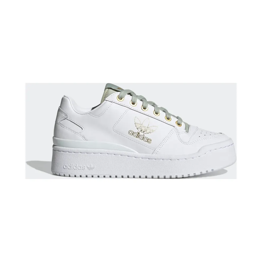 adidas Forum Bold Schuh Cloud White / Vivid Red / Matte Gold (GZ8607)