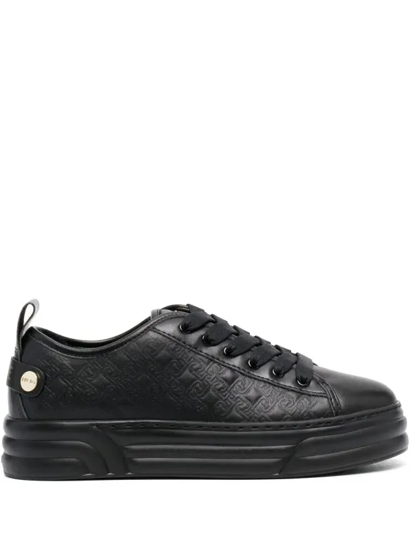 LIU JO Cleo low-top sneakers – Zwart (BF2069PX275)