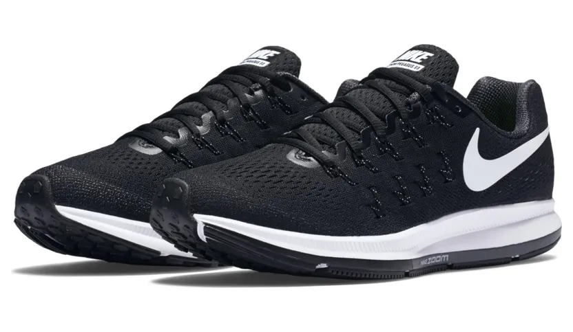 Nike Air Zoom Pegasus 33 Black/White-Anthracite-Cool Grey (W) (831356-001)