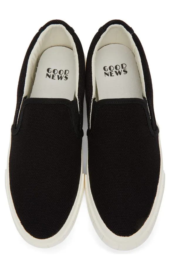 Good News Black Yess Slip-On Sneakers (GNYESS002-M) (5)