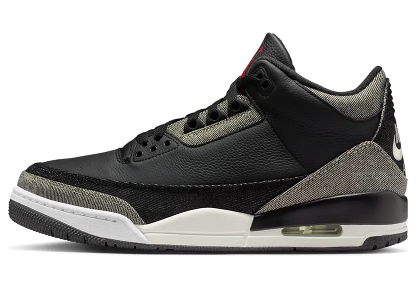 Air Jordan 3 “Levi’s Black Denim”: denim met status