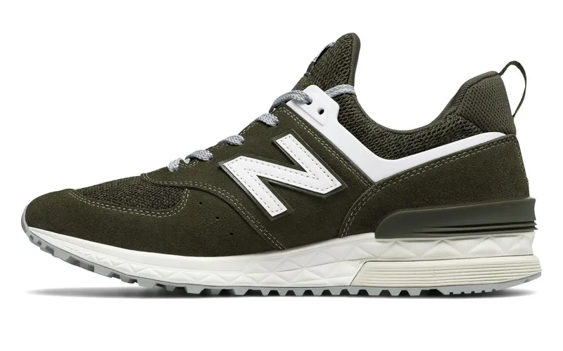 New Balance 574 Sport Green/White Green/White (MS574BM)
