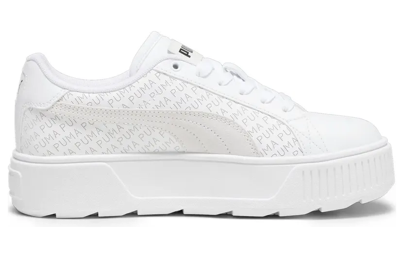 Puma Karmen Logobsession für Damen, weiß, Größe 42 ½ EU / 8,5 UK (393194)
