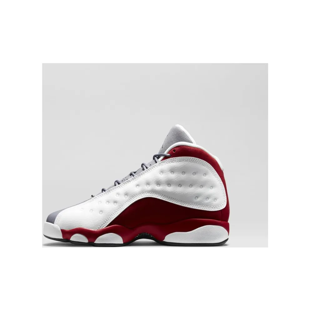 Jordan 13 Retro Grey Toe (GS) White/Black-True Red-Cmnt Grey (414574-126)