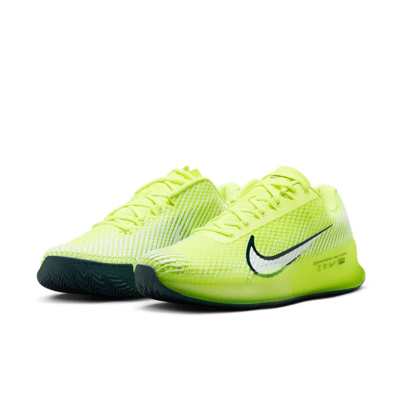 Nike Court Air Zoom Vapor 11 Clay Volt Armory Navy White (DV2014-700)