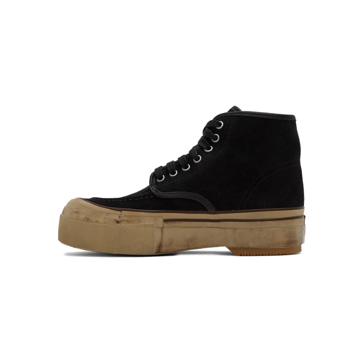Visvim Beige Liskamm G.Patten-Folk Sneakers (0122102002006) (3)