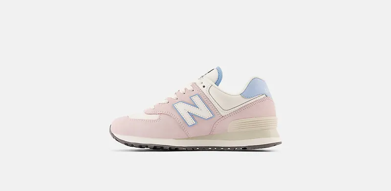 New Balance 574 Stone Pink Sea Salt Blue Haze (WL574QC)