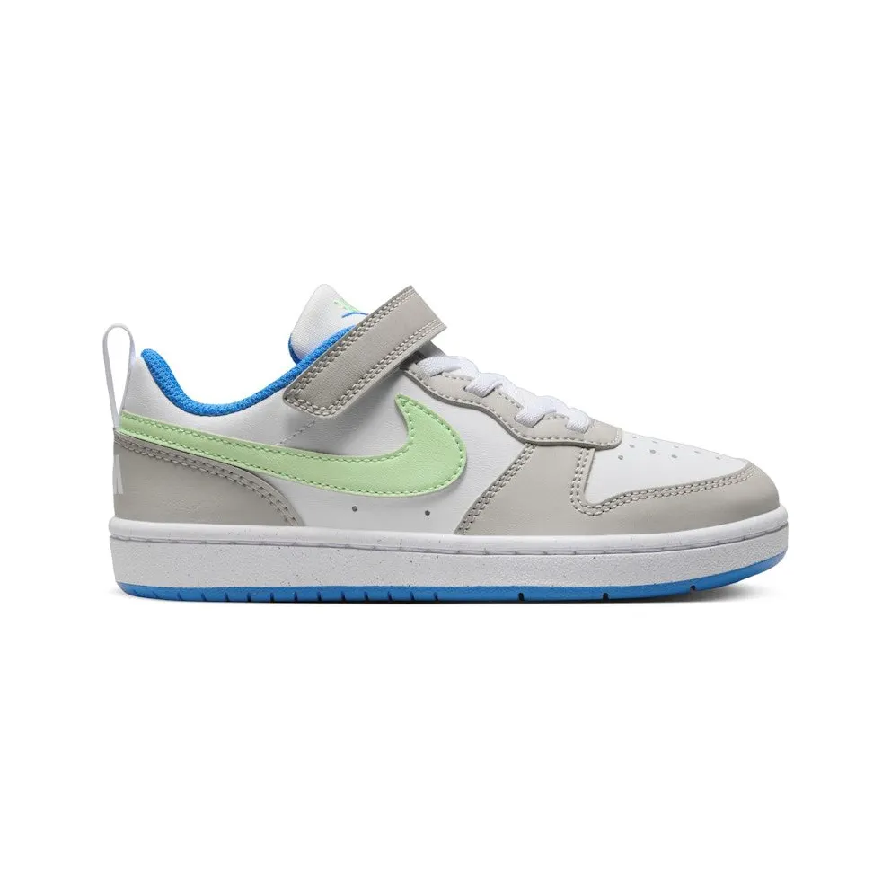Nike Court Borough Low Recraft Light Iron Ore White Photo Blue Vapor Green (DV5457-005)