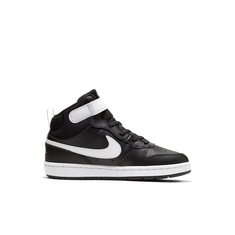 Nike Court Borough Mid 2 Younger Kids’ Black (CD7783-010)