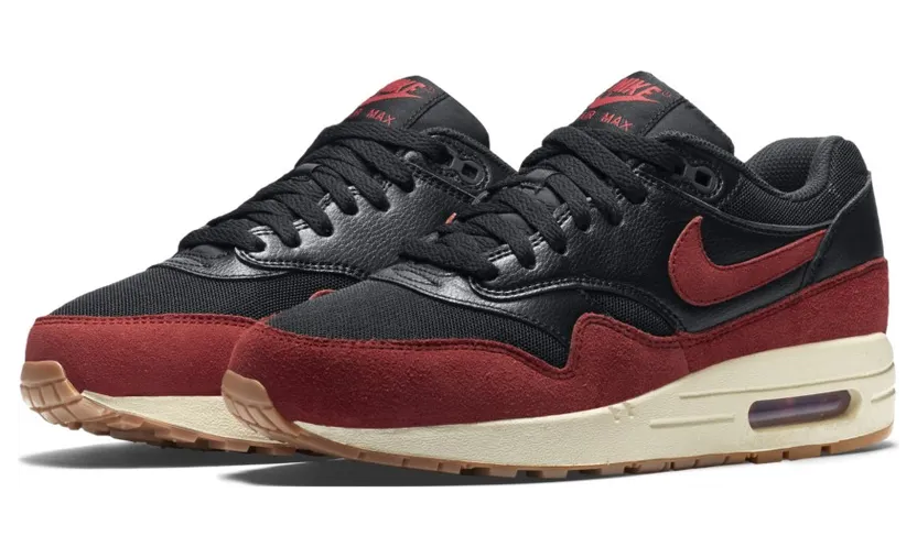 Nike Air Max 1 Black Red Sail (W)