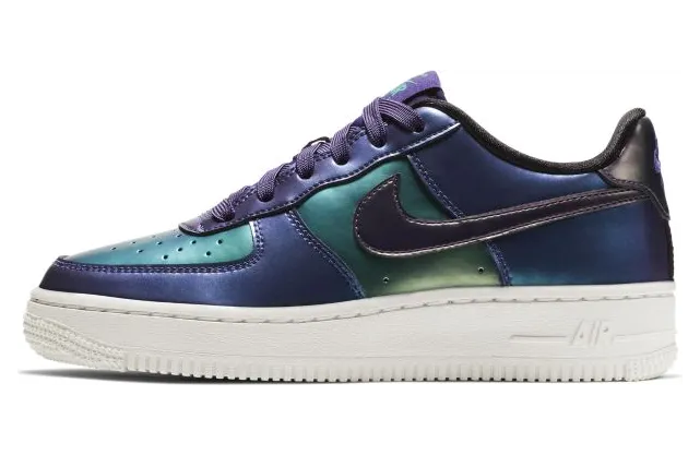 Nike Air Force 1 Low LV8 GS ‘Purple Neptune Green’ Court Purple/Neptune Green/Black/Rush Pink (849345-500)