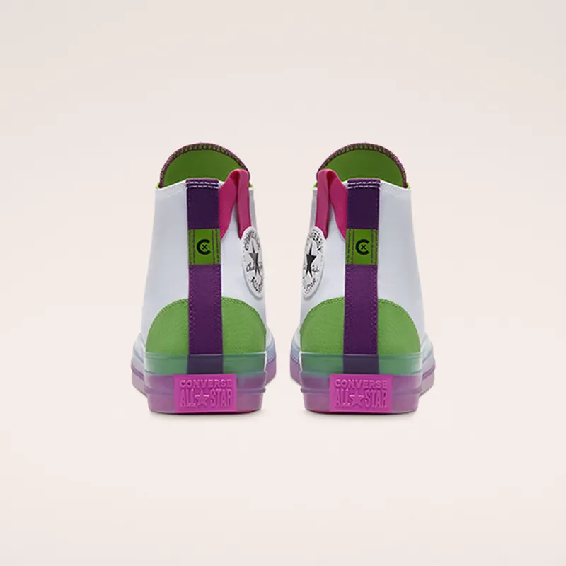 Converse Dramatic Nights Chuck Taylor All Star CX High Top White/bold Wasabi (170833C)