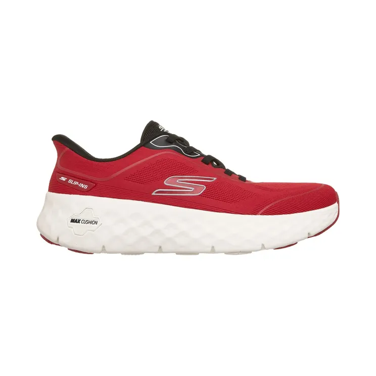 Skechers Slip-ins: GO Walk Max Cushioning Flex “Pave Red / Black” (217109RDBK)