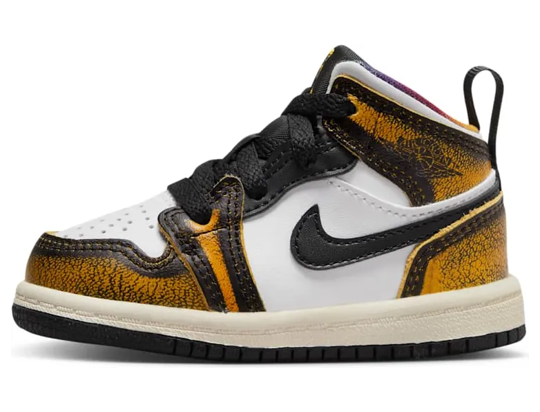 Jordan 1 Mid SE Orange Wear Away (DQ8420-071)