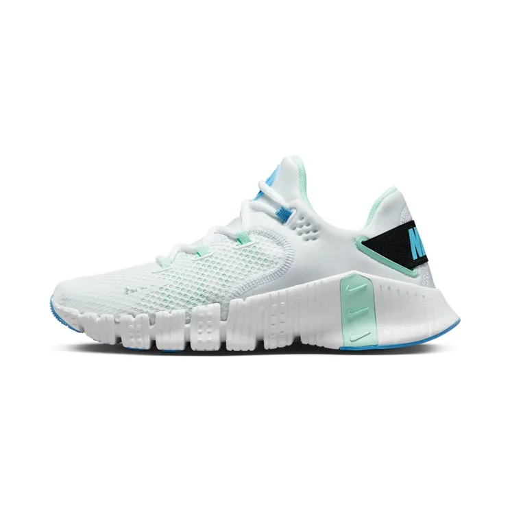 Nike Free Metcon 4 “White / Mint Foam / University Blue / Metallic Silver” (CZ0596-100)