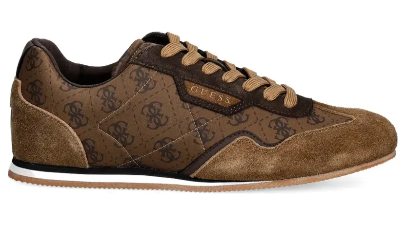 GUESS USA Sneakers mit Monogramm – Braun (FMPOLMFAL12BROWN)