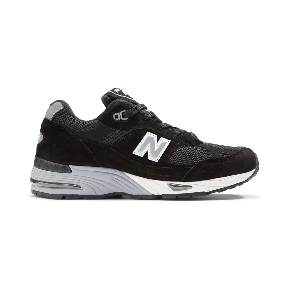 New Balance 991 MiUK Black Silver (W991EKS)