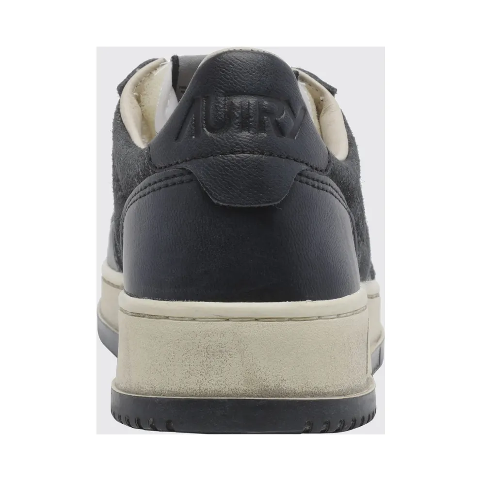 Autry Medalist Low Super Vintage Calfskin with Worn Effect Grey (AVLMAD03)