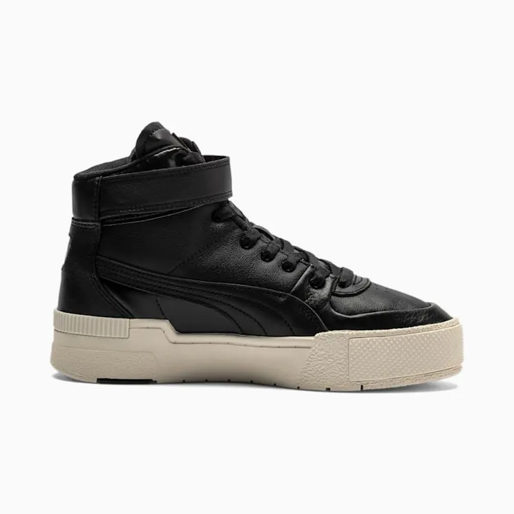 Puma Cali Sport Top Warm Up Black/White/Gold (37343606)