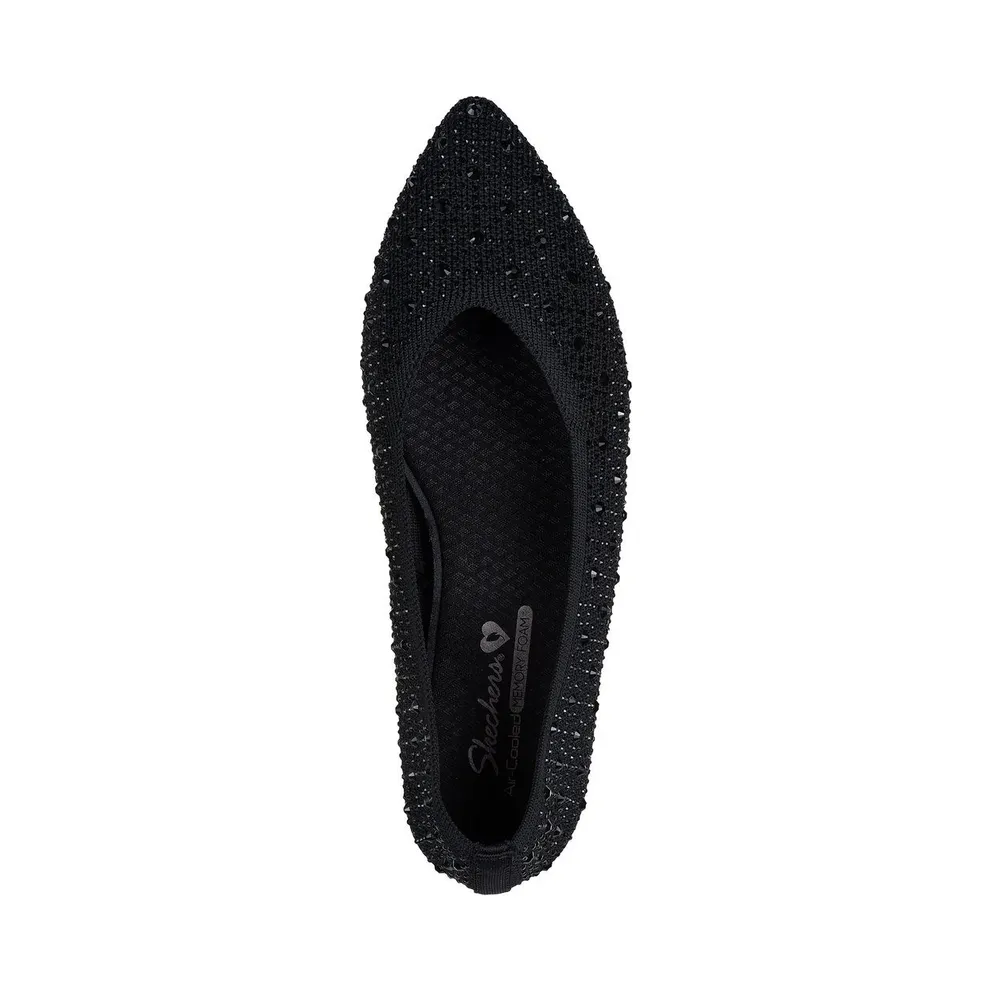 Skechers Cleo Point “Gleam N’ Glow Shoes CM Black” (159101BBK)