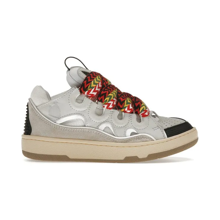 Lanvin Leather Curb White Black Gum (FW-SKDK02-DRA2-A2100)