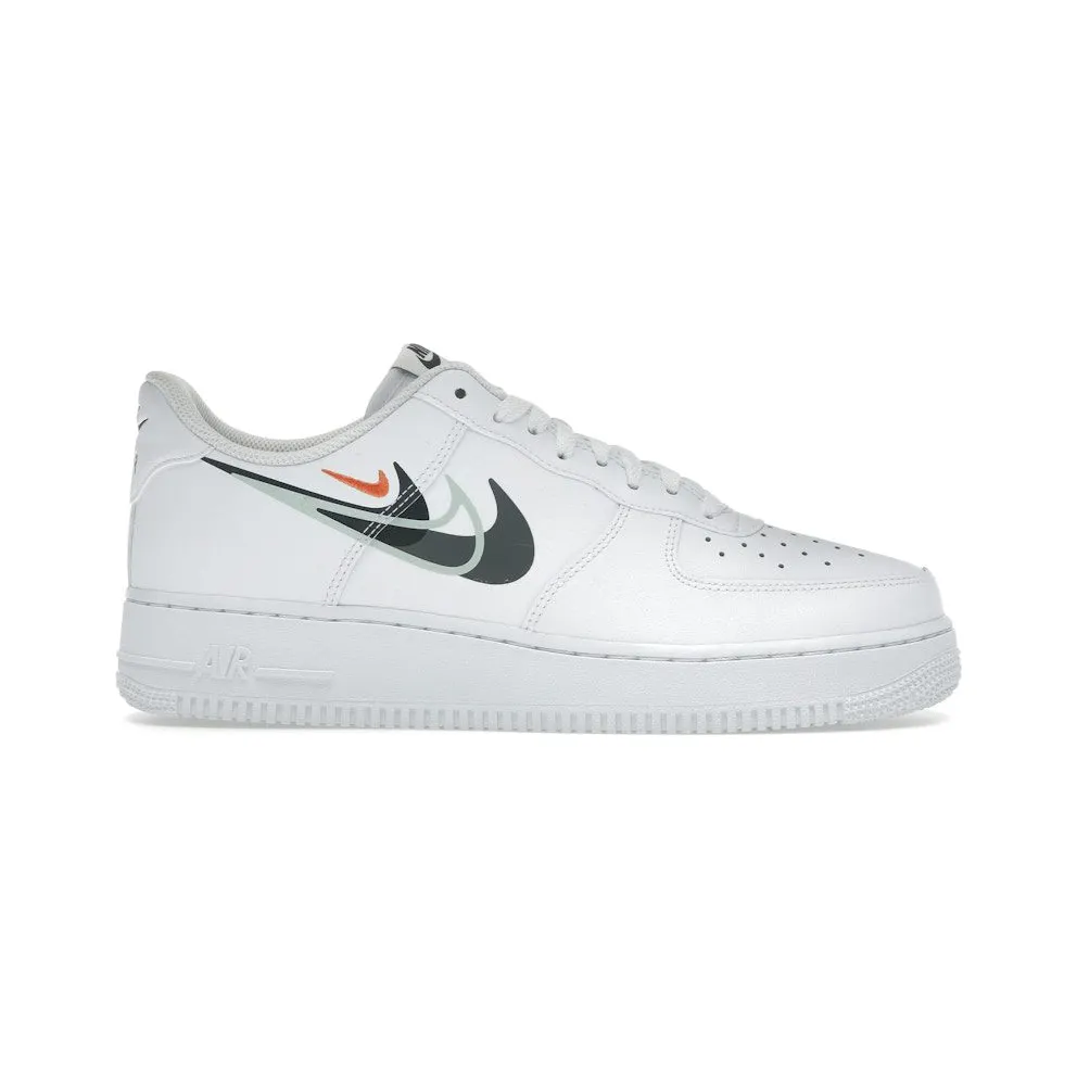 Nike Air Force 1 Low ’07 Multi Swoosh White Black (FN7807-100)