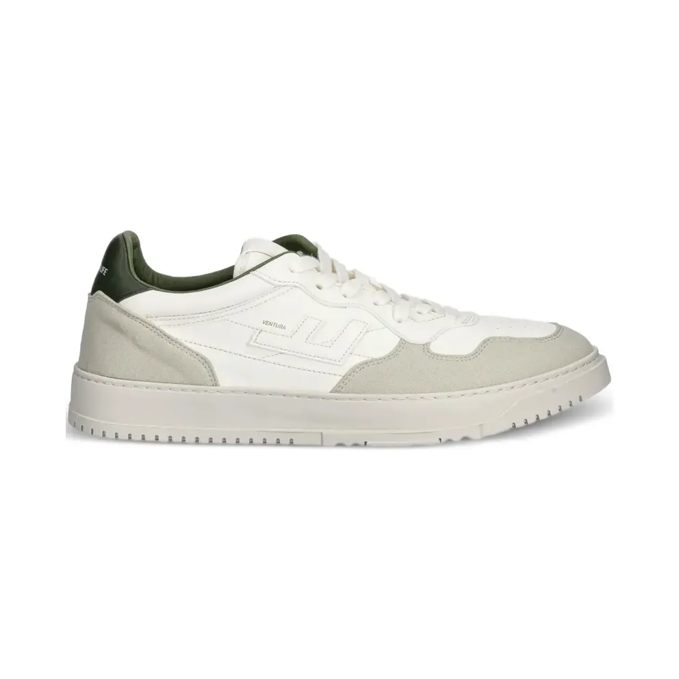 Flamingos Ventura with vlakken and logo – White (VEWHIFOR)