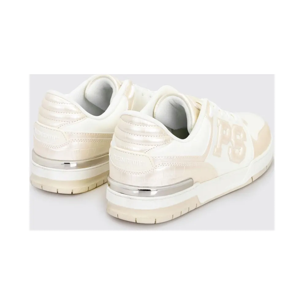 Plein Sport Crocodile Print Leather White 4 (SAFSUSC0934SLE004N01OF)