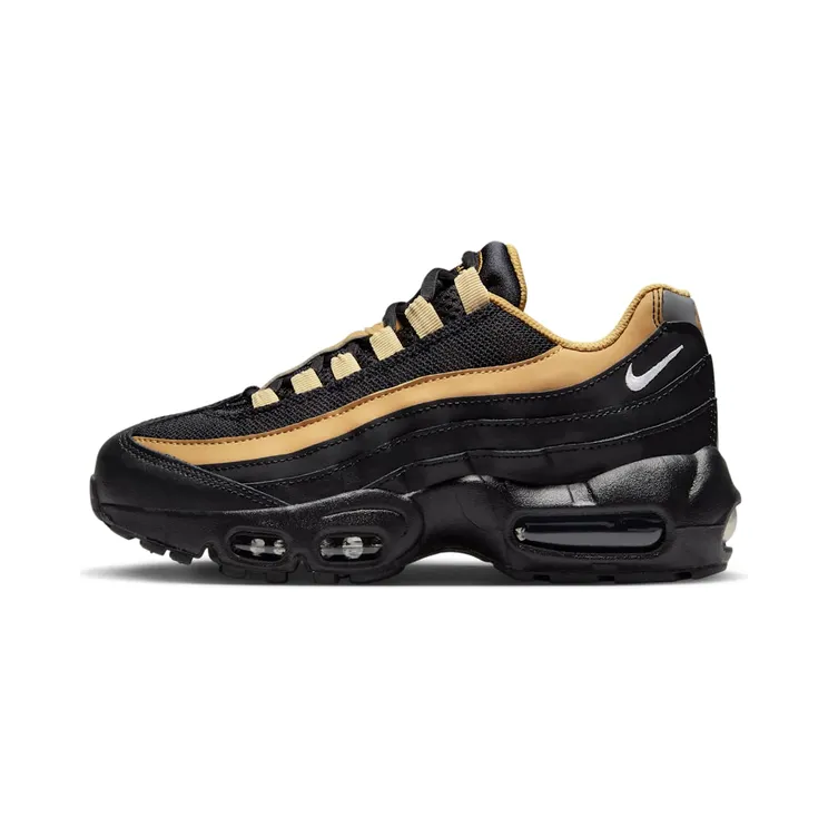 Nike Air Max 95 GS “Black / Elemental Gold / Sesame / Summit White” (CJ3906-016)