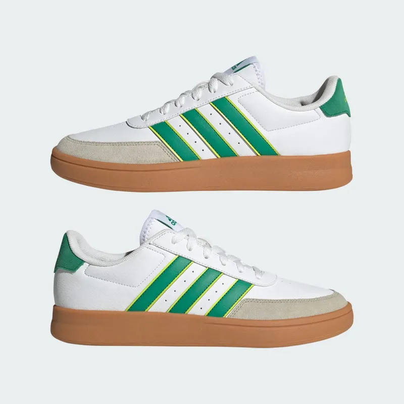 Adidas Breaknet 2.0 Cloud White / Court Green / Solar Slime (JP5383)