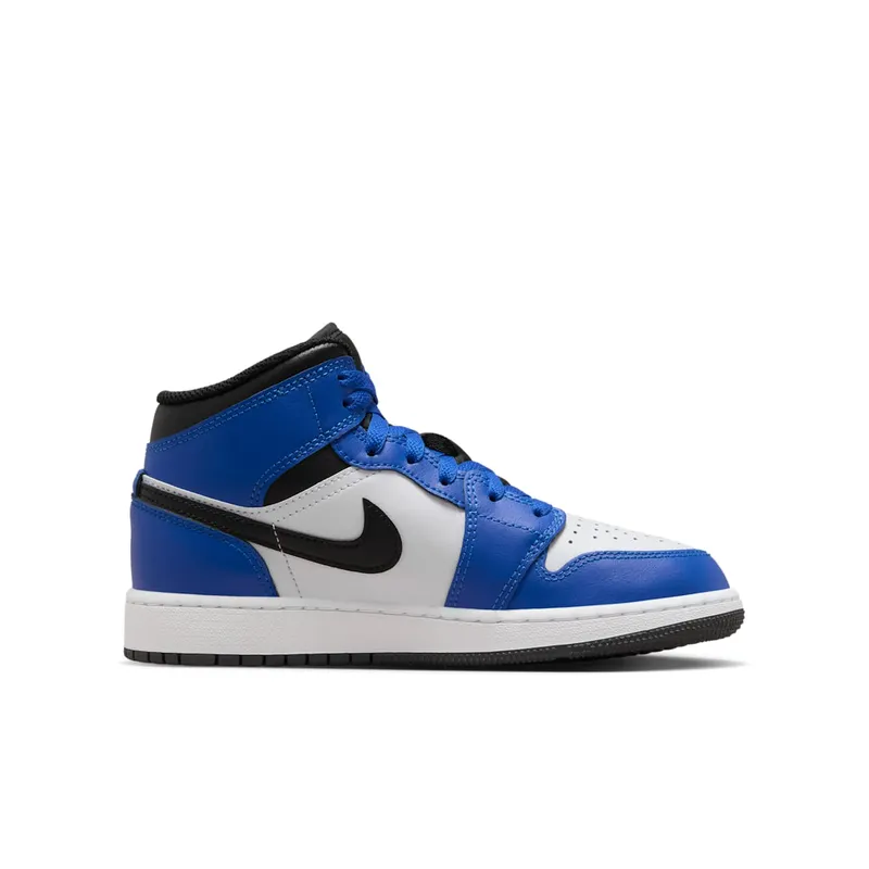 Jordan 1 Mid GS “Game Royal White Black” (DQ8423-402)