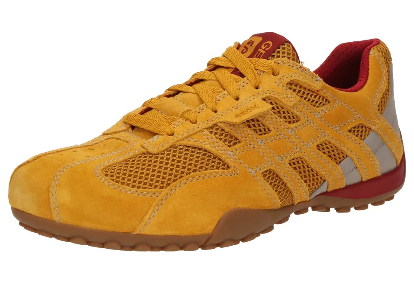 GEOX sneaker Safraan / Grijs / Donkerrood (U55MNA02214C2112)