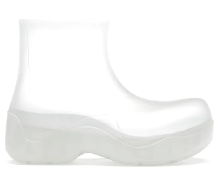 Bottega Veneta Puddle Ankle Boots Glass (640045 V2AS0 8344)