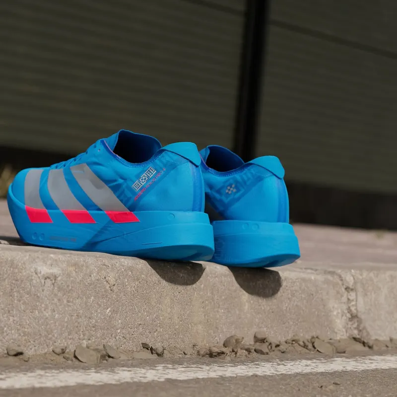 Adidas Adizero Adios Pro 4 Solar Blue / Silver Metallic / Lucid Red (JR4796)
