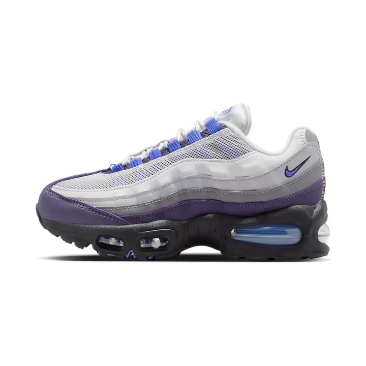 Nike Air Max 95 GS “Photon Dust / Dark Raisin / Pencil Point / Sapphire” (II4130-017)