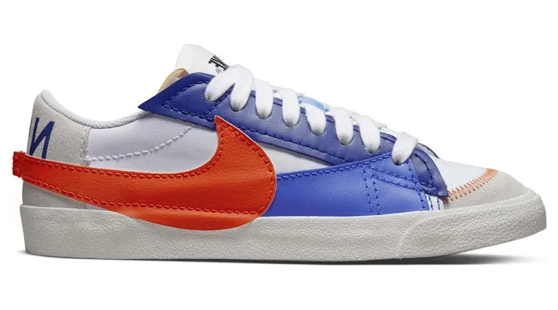 Nike Blazer Low 77 Jumbo Deep Royal Safety Orange (DV9122-181)