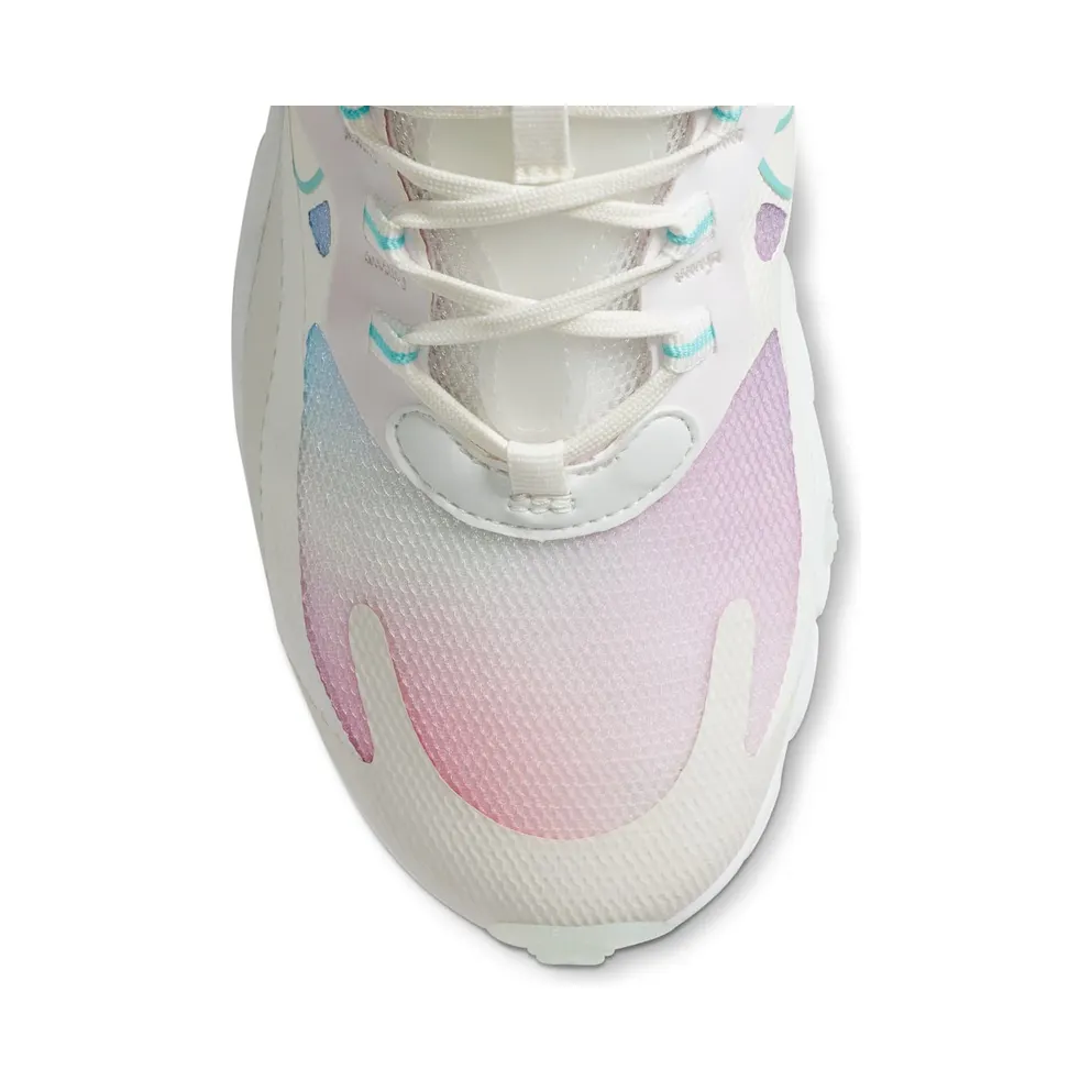 Nike Air Max 270 Reac Summit White Bleached Aqua (W) Summit White/Bleached Aqua-Light Violet-Sail (CK6929-100)