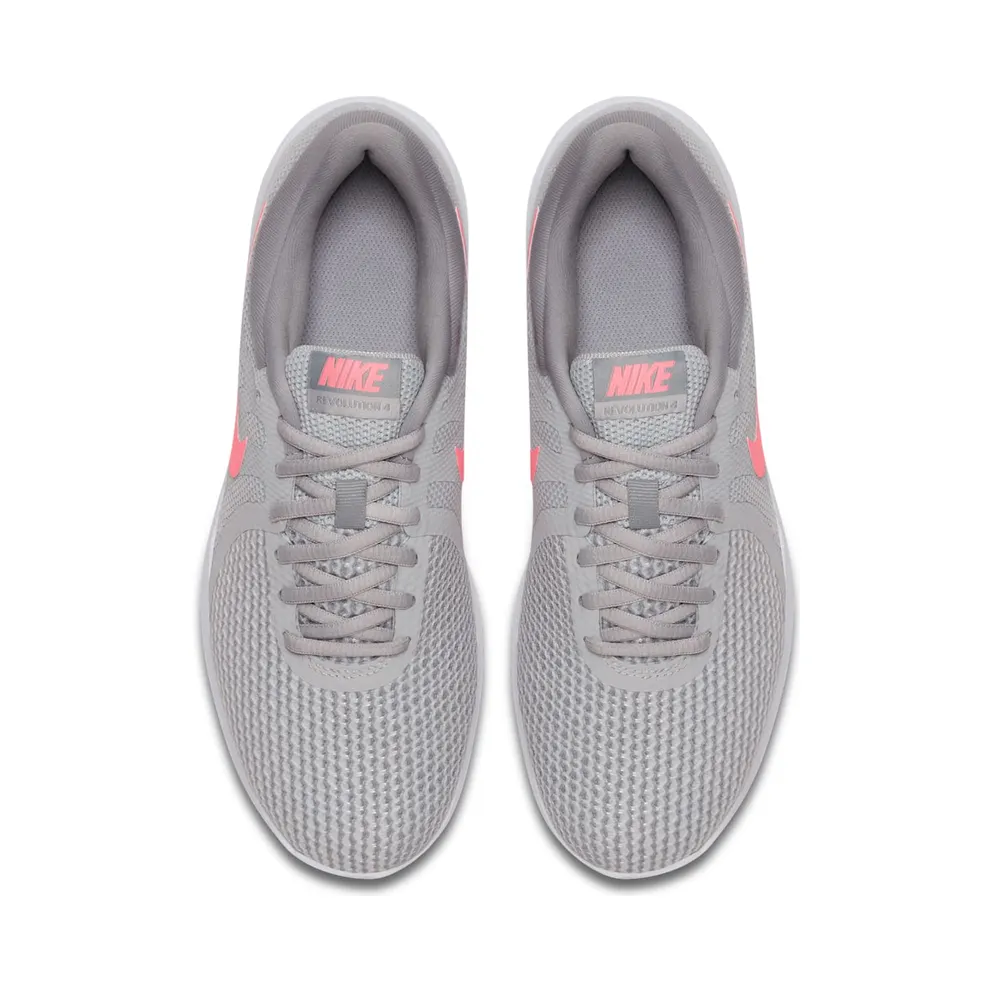 Nike Revolution 4 “Pure Platinum / Wolf Grey / Black / Sunset Pulse” (AJ3491-016)